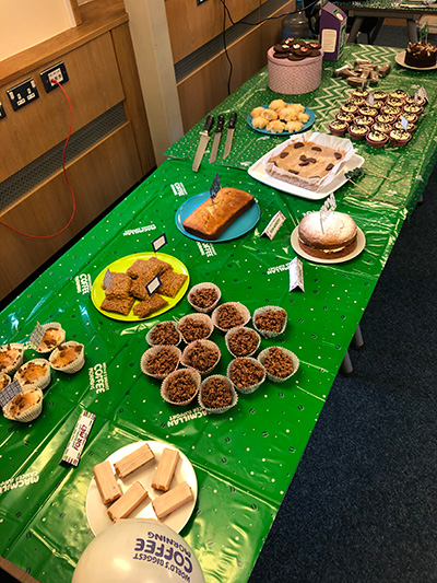 A Morning of Coffee and Cake for Macmillan